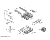 Схема №4 SMS53M22FF с изображением Передняя панель для посудомойки Bosch 00703647