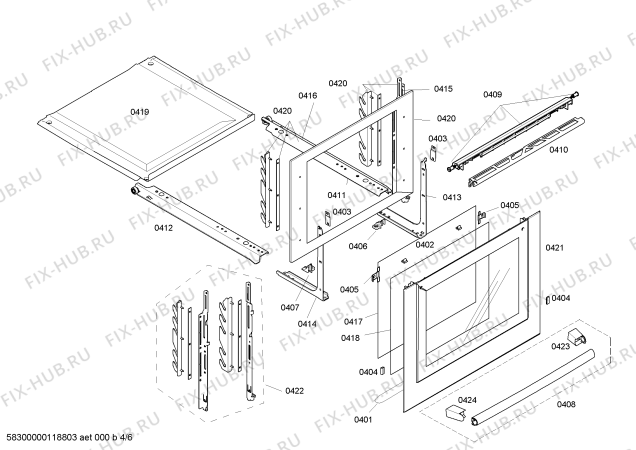 Схема №3 HEN634153 с изображением Панель управления для плиты (духовки) Bosch 00444483