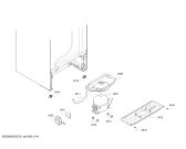 Схема №1 KGN39XW34R Bosch с изображением Дверь морозильной камеры для холодильной камеры Bosch 00776861