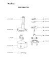 Схема №2 DFB10841/700 с изображением Регулятор для электрокомбайна Moulinex MS-0697140
