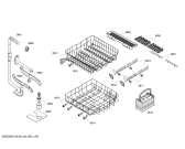 Схема №1 SGU55E78SK с изображением Передняя панель для посудомоечной машины Bosch 00448222