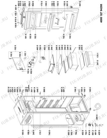 Схема №1 KVIP 2480 A++ с изображением Сенсорная панель для холодильной камеры Whirlpool 481010711502