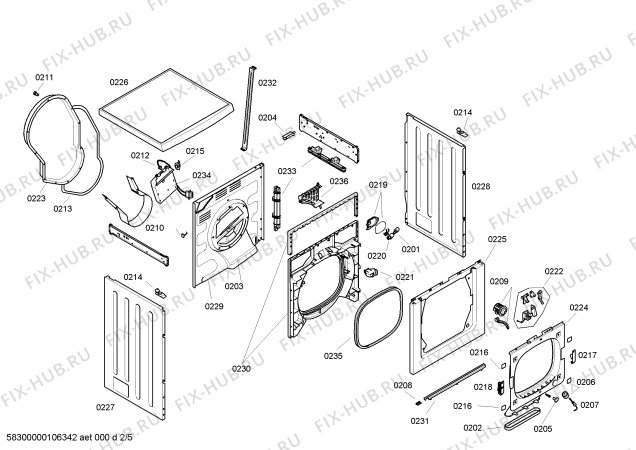 Схема №2 WTXL2501FG SIWATHERM TXL2501 с изображением Панель управления для сушильной машины Siemens 00433663