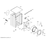 Схема №2 WM08B060HK IQ100 с изображением Наклейка для стиральной машины Siemens 00628237