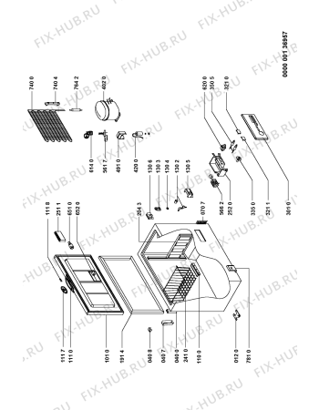 Схема №1 AFG 6737 DGT с изображением Накопитель для холодильной камеры Whirlpool 481951148546