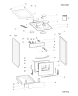 Схема №1 K3E51XAG (F054090) с изображением Панель для электропечи Indesit C00270741