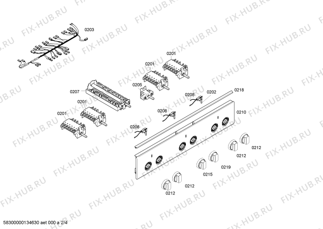 Схема №3 HS420210S с изображением Ручка выбора температуры для плиты (духовки) Siemens 00615440