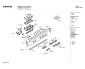 Схема №1 HE25050DK с изображением Панель для плиты (духовки) Siemens 00285133