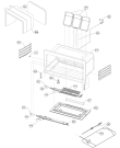Схема №1 K9200AX (263096, 9422NGSWH) с изображением Керамическая поверхность для электропечи Gorenje 312112