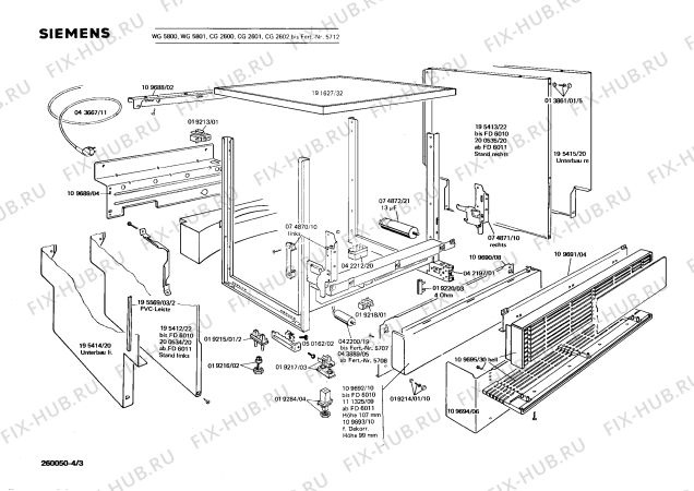 Схема №2 WG4811 LADY 480 с изображением Световод для посудомойки Siemens 00019185