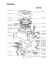 Схема №1 627101 с изображением Кнопка для тостера (фритюрницы) Tefal SS-982970