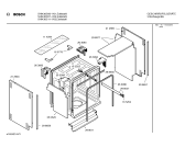 Схема №1 SHI4305 с изображением Передняя панель для посудомойки Bosch 00350261