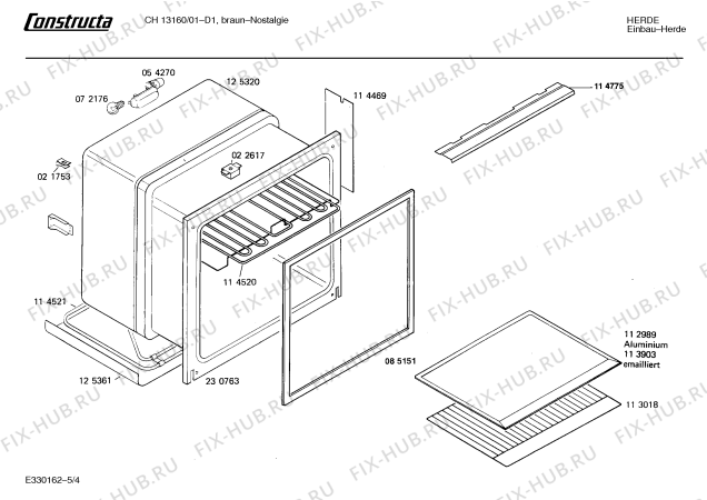 Схема №1 CH13160 с изображением Планка для духового шкафа Bosch 00272522