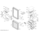Схема №2 3KSP6865 с изображением Дверь для холодильника Bosch 00711415