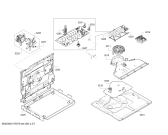Схема №3 HCE754823 с изображением Фронтальное стекло для плиты (духовки) Bosch 00770811