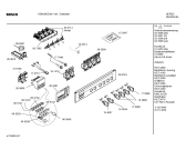 Схема №3 HSN385D с изображением Панель управления для плиты (духовки) Bosch 00358724
