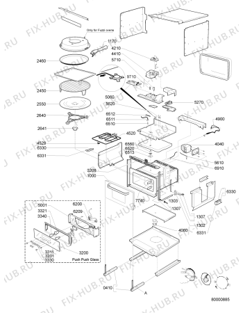 Схема №1 AMW510IX4 (F090889) с изображением Инструкция по эксплуатации для микроволновки Indesit C00363895