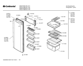 Схема №2 RSV425006J CONTINENTAL с изображением Крышка для холодильника Bosch 00425529
