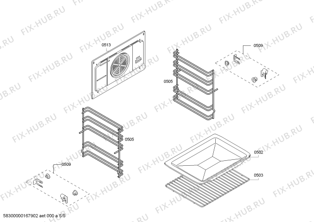 Схема №2 HB74AB520E H.SE.PY.L3D.IN.GLASS.S2a.X.E3_COT/ с изображением Модуль управления, запрограммированный для духового шкафа Siemens 00743868