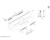 Схема №3 SN45L280SK с изображением Панель управления для посудомоечной машины Siemens 00744026
