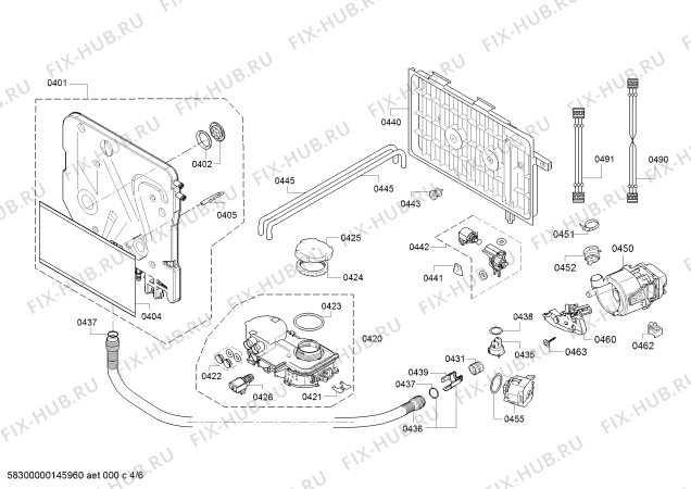 Схема №2 SKE53M25EU с изображением Кнопка для посудомоечной машины Bosch 00618760