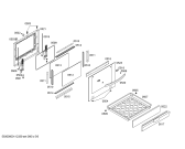 Схема №1 HSN925NEU с изображением Фронтальное стекло для электропечи Bosch 00475952