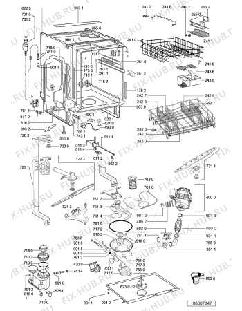 Схема №1 GSXP 50/1 POWER с изображением Обшивка для посудомойки Whirlpool 480140101282