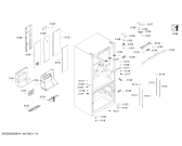 Схема №1 KFN86AA26C с изображением Дверь для холодильника Bosch 00717982
