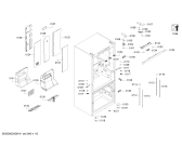 Схема №1 KFN86AA76C с изображением Дверь для холодильника Bosch 00777728