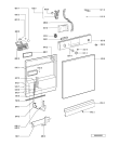 Схема №2 ADP 4400/1 WH с изображением Панель для посудомойки Whirlpool 481245373377