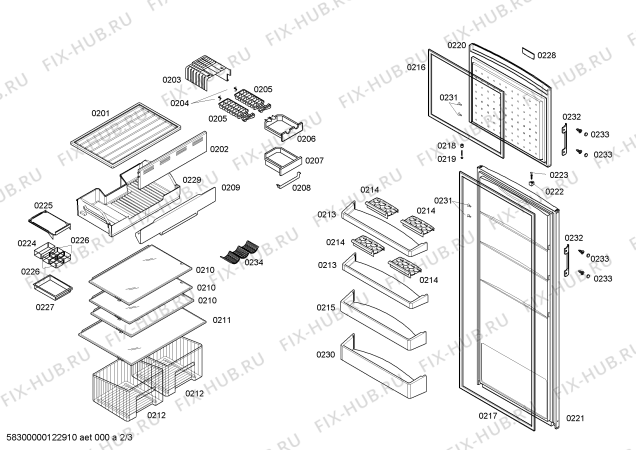 Схема №1 BD4362ANFM с изображением Дверь для холодильника Bosch 00244705