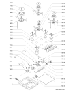 Схема №1 TMZ 3304-1SW с изображением Клавиша для духового шкафа Whirlpool 481241278543