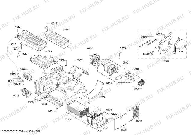 Схема №2 WTE86302TR с изображением Панель управления для сушильной машины Bosch 00701946