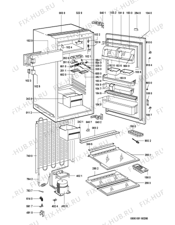 Схема №1 EK 160/1-LH с изображением Компрессор для холодильника Whirlpool 481236058488