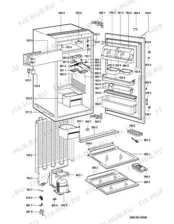 Схема №1 KVE 1750 A++ BR с изображением Поверхность для холодильной камеры Whirlpool 481245088132