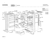 Схема №1 KS265005 KS2650 с изображением Внутренняя дверь для холодильной камеры Siemens 00230557