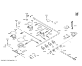 Схема №1 3EFX395B 3G+1W FLAME BA60OVEN с изображением Рассекатель горелки для плиты (духовки) Bosch 00625193