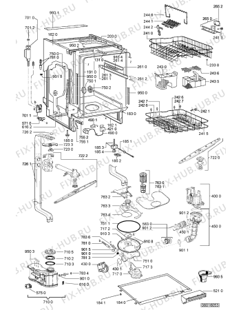 Схема №2 ADG 6949 с изображением Микромодуль для посудомоечной машины Whirlpool 480140102628