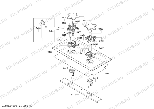 Схема №1 PCG486GD с изображением Декоративная панель для плиты (духовки) Bosch 00677155