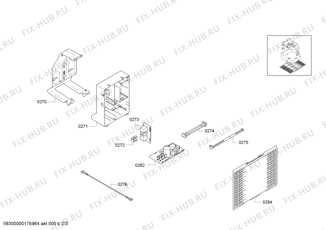 Взрыв-схема вытяжки Bosch DWB097E50A Bosch - Схема узла 02