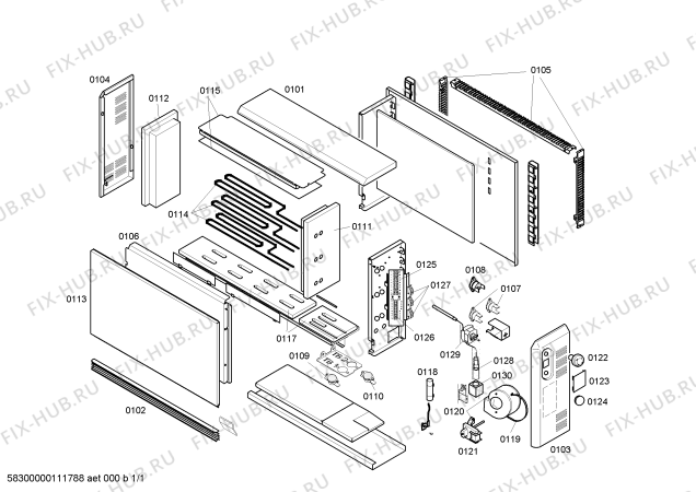 Схема №1 46/1848 FSD48 с изображением Нагревательный элемент для стиральной машины Bosch 00233221