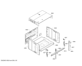 Схема №1 HBC26D553C с изображением Модуль управления, незапрограммированный для плиты (духовки) Bosch 00673818
