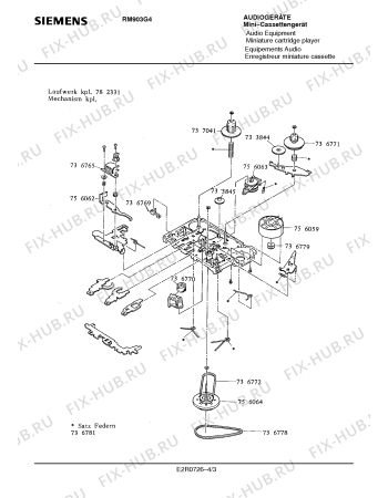 Схема №1 RM903G4 с изображением Кнопка для звукотехники Siemens 00736736