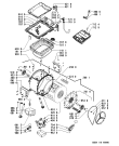 Схема №1 PTL 1109 W с изображением Обшивка для стиралки Whirlpool 480111102257