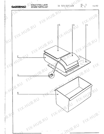 Схема №5 IK323028 с изображением Рамка для холодильника Bosch 00211791