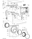 Схема №1 AWS63213 (F094734) с изображением Инструкция по обслуживанию для стиральной машины Indesit C00510943