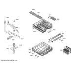 Схема №3 SMV50M30EU с изображением Передняя панель для электропосудомоечной машины Bosch 00707318