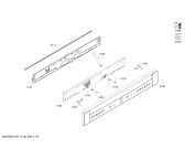 Схема №1 C54L60N0GB с изображением Дверь для духового шкафа Bosch 00687750