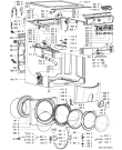 Схема №1 MFW 9700 AWW-AB с изображением Модуль (плата) для стиралки Whirlpool 480111100712