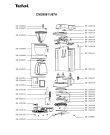 Схема №1 CM390811/87A с изображением Электропитание для кофеварки (кофемашины) Tefal SS-202632
